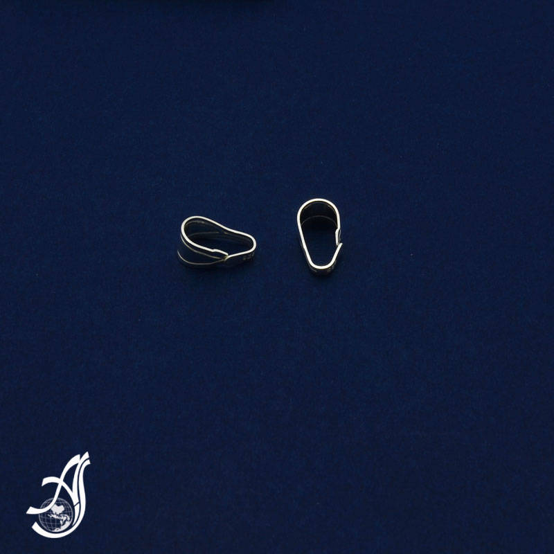 Sterling Silver Open Back Bails (Package of 2 pcs ) AYS-BA-3