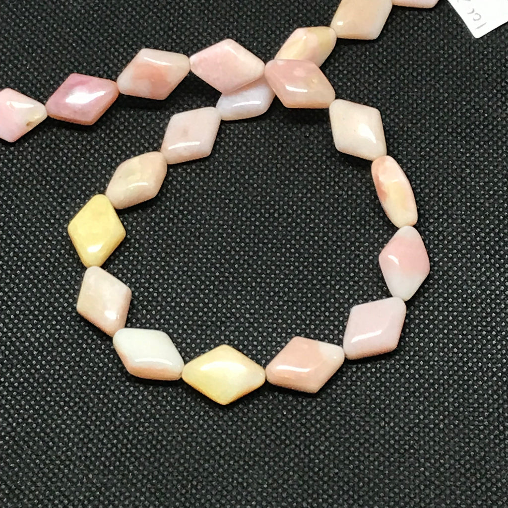 Peruvian Opal Bead,12x7mm Kite Shape Opal Bead Necklace,Pink opal Gemstone,16 Inch Strand Opal Bead,Multi Color Opal Bead For Jewelry Making