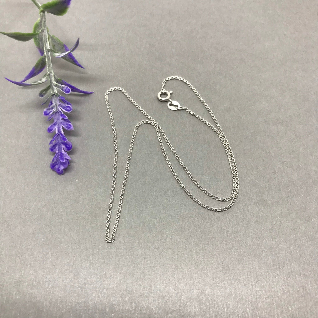 Cable Chain Necklace, 925 Sterling Silve Cable Chain, Chain For Necklace, Chain For Pendant, Chain For Men & Women, Gift For Her( FZ-35-RH )