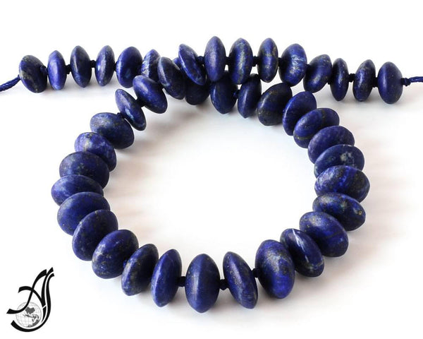 Lapis lazuli  Roundale Met finish 14 to 17 mm appx.  top Quality  mm,16 inch strand,blue color,100% Natural , best Color,Most creative, GEM.