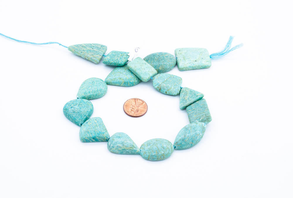 Amazonite cabocons , Triangle,Suare,Marquise, Heart & oval, 16 inch 19 to, Very creative all in one