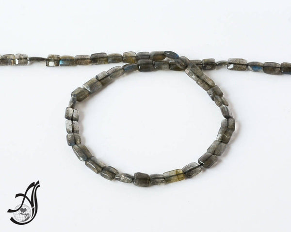 Labradorite Faceted Octagon 6x7  mm appx., very creative 100% Natural