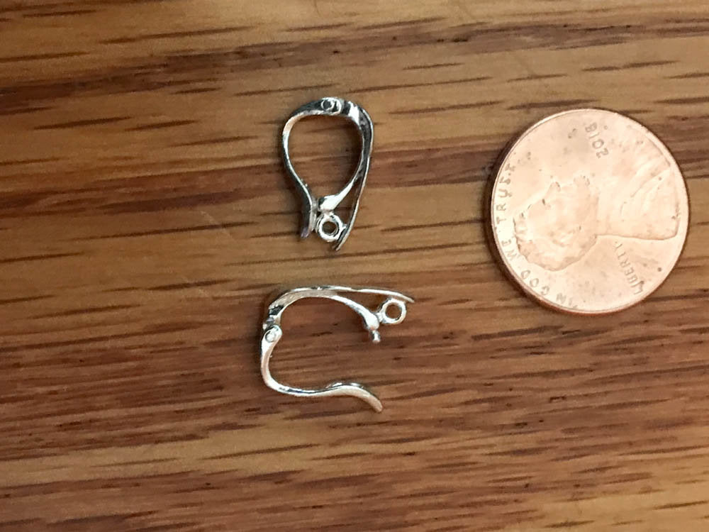 925 Sterling Silver Bail-Opens(Package of 2 pcs ) ,for beautiful one of a kind (BA-18 C.91)