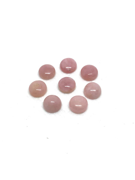 Pink Peruvian Opal Round 8 mm,Pack of 2 Pcs. Best Quality ,Pin,, very creative.  100% Natural  (CB-00178)