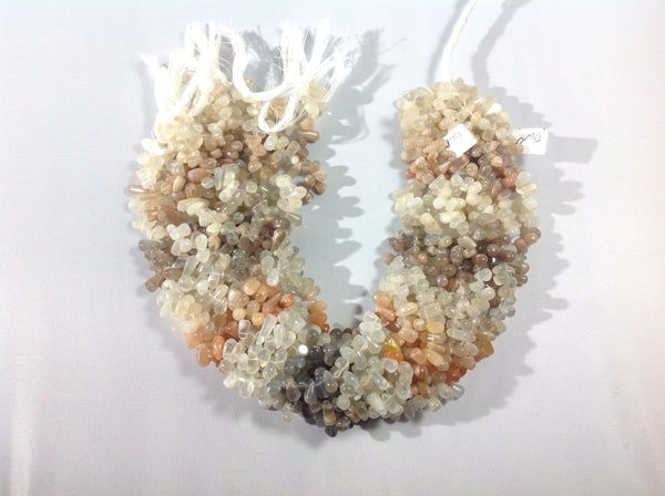 Moonstone Plain Drop shape Multi color,Peach,Gray,white 5x9 mm appx. 14 inch full strand,worth the money