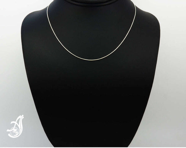 Silver Snake Chain, 925 Sterling Silver, Dainty Chain Neckalce, Chain For Pendant, Chain For Women, Gift For Men (MGR-10-16 to 24 " )