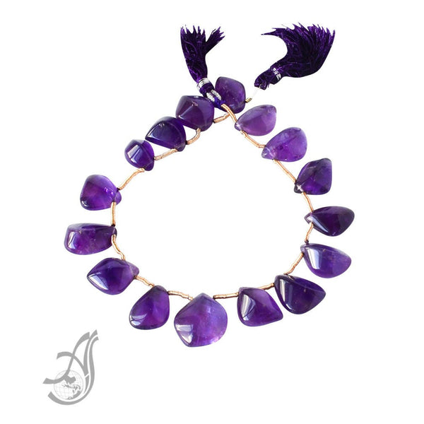 AAA Amethyst Beads, Amethyst Bead Necklace, 12x18 to 17x 21MM Tumble Amethyst, African Amethyst Bead, February Birthstone, Purple Gemstone