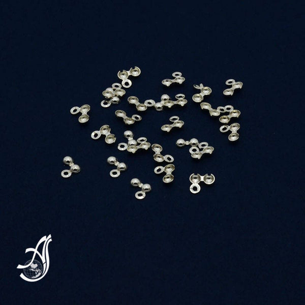 925 Sterling Silver Bead TIP Cover (Package of 25 pcs ) AYS-BT-3