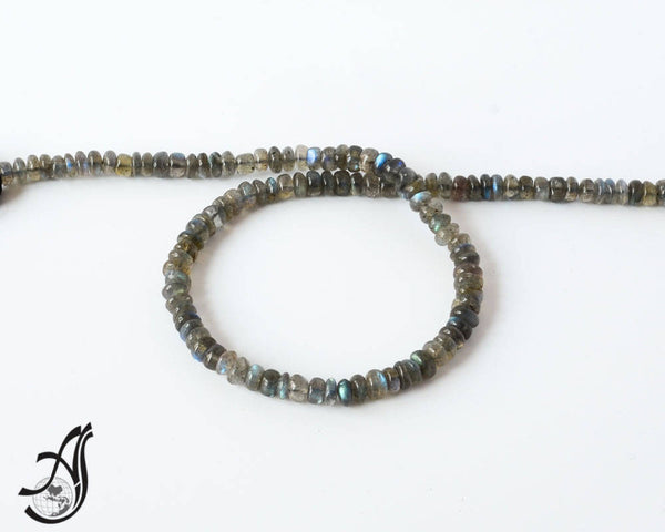 Labradorite Plain Roundale 6 mm appx inch Length,Brillient rainbow shine, AAA quality.