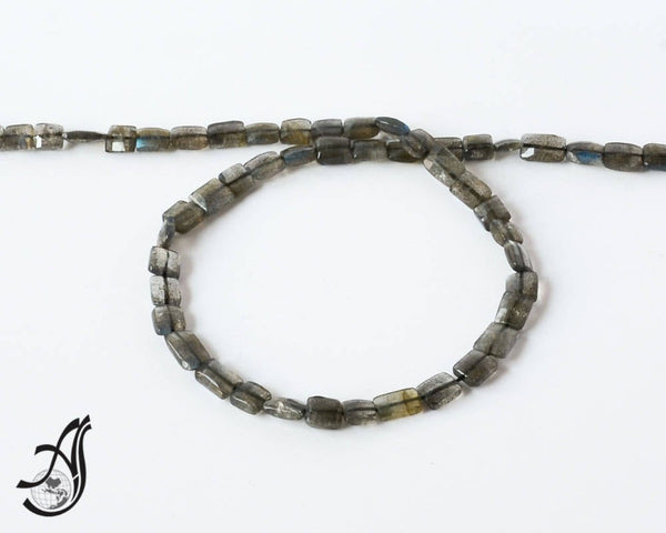 Labradorite Faceted Octagon 6x7 mm appx., very creative 100% Natural