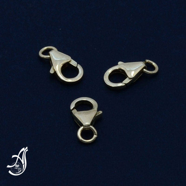 10 Piece Trigger Clasp, Silver Trigger Clasps, 925 Sterling Silver, Clasps For Keychains (AYS-PC-3)