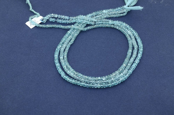 Apatite Roundale 3.7-4 mm Faceted Aqua Blue,full Luster, 100% Natural ,creative AAA Quality