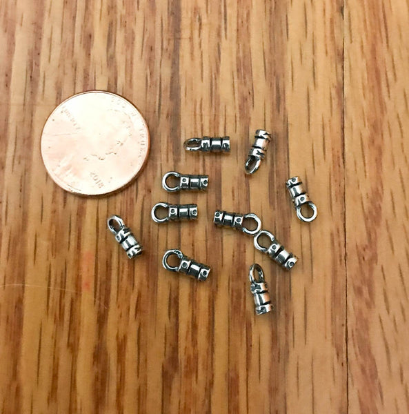 925 Sterling Silver End Cap (Package of 10 pcs ) EC1/C.26,for beautiful closing of necklace.