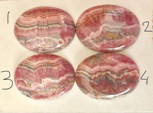 Rhodochrosite 1Pc Oval Plain 30x40 mm,Calibrated ,,100% Natural , best Color N natural Patterns,Luster, Most creative, AAA Quality(CB159)