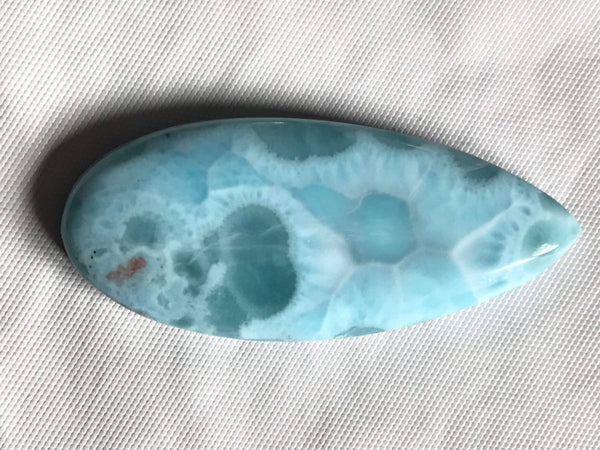 LARIMAR Pear shape Cabochon, 121x49 mm appx. Healing Properties, 100% natural,.(#CB-00195 )