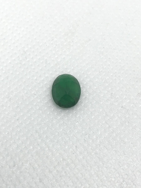 Emerald Faceted Oval 7.75x10 mm appx., Green color, Lively, 100% Natural, creative G-00082