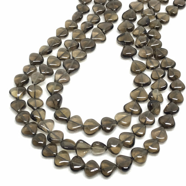 9 & 10mm Fatty Pear Quartz Gemstone Bead, Brown Quartz Gemstone Necklace, Calibrated Quartz Stone For Jewelry, Gift For Woman ( Code- E )