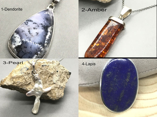 Natural Gemstone Pendent For Men & Women