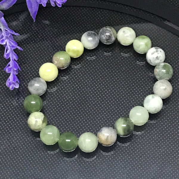 Natural Aquamarine Bracelet,10mm Smooth Aquamarine Beaded Bracelet For Women,Men Bracelet,Unisex Bracelet,Stretchable Bracelet,Gift For Her