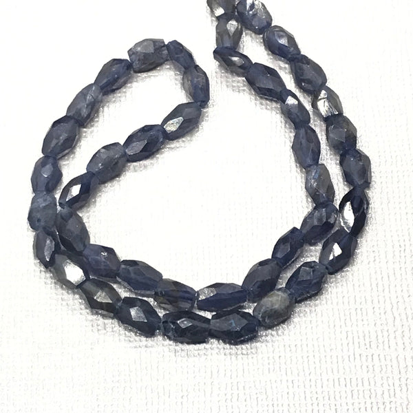 7x5mm Fancy Shape Iolite Gemstone Bead, 100% Natural Iolite Bead Strand Necklace, Loose Faceted iolite Stone Bead For Jewelry Making