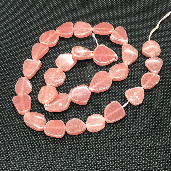 Rhodochrosite Flat Tumble 11x12 mm apx. Plain Top quality,100% Natural ,The best Color,Most creative patterns on it, GEM Quality.