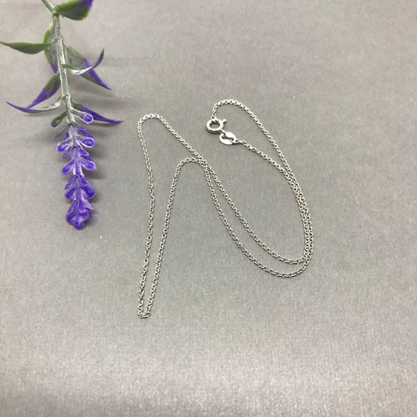 Cable Chain Necklace, 925 Sterling Silve Cable Chain, Chain For Necklace, Chain For Pendant, Chain For Men & Women, Gift For Her( FZ-35-RH )
