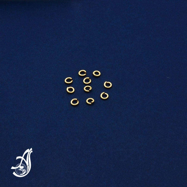 10 Piece Jump Ring, Gold Filled Jump Ring, 4mm Jump Ring, Jump Ring For Jewelry Making, Open Jump Ring, (AYS-JR35-4GF)