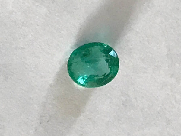 Natural Emerald , AAA Emerald 1.70ct Oval Cut Dark Green Zambian Emerald , Earth Mined Faceted For Ring, May Birthstone