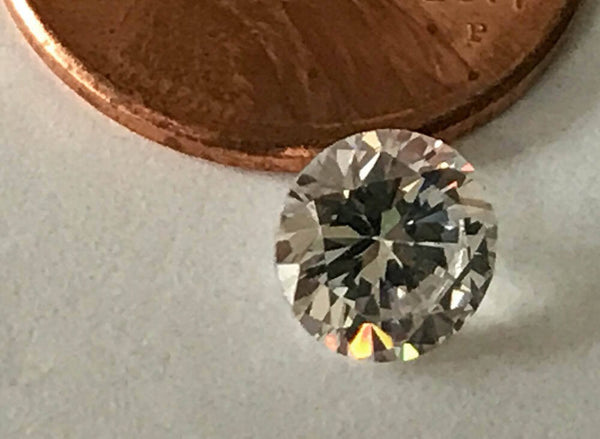 Russian Cubic Zircon, 4mm, 5mm, 7mm Loose gemstone For Jewelry Making, Cubic Zircon Round Shape, Looks Like Diamond (#G-00022)
