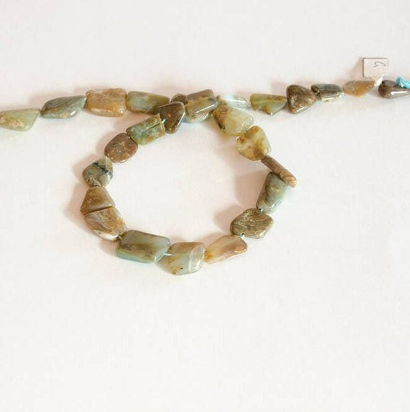 Peruvian Opal Beads, Natural Multi Color Opal Bead For Jewelry making, 9x14mm 13x19mm Tumble Shape Opal, Loose Opal cabochons Bead,