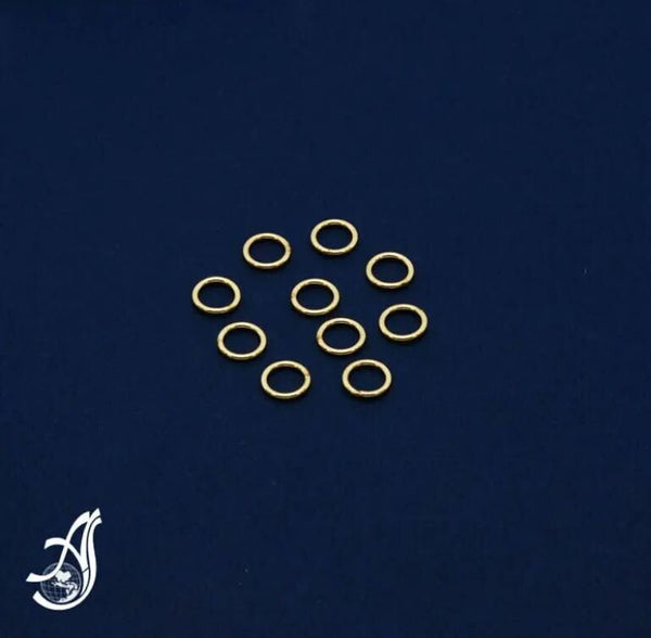 Gold Filled Jump Rings,5mm,6mm7mm Gold filled Open Jump Ring 19, 20,22 Gauge Jump Ring, Jewelry Connector( package of 10 pcs )AYS-JRS40-6GF