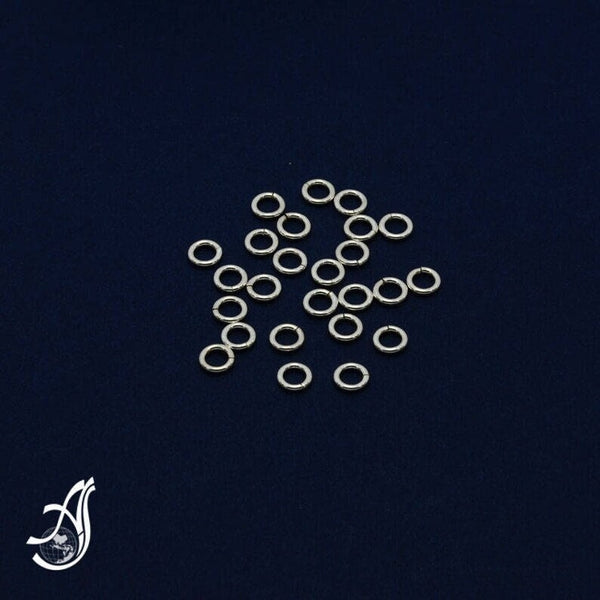 925 Sterling Silver Jumps Rings, 5mm,6mm, 9mm And 10mm Opening Spilt Jump Ring For Jewelry Making, Open / Sorted Jump Ring