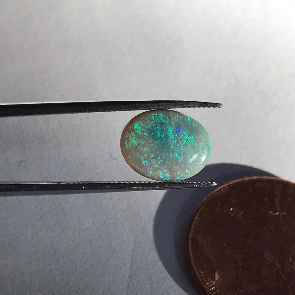 AAA Natural Australian Opal, 7x10mm Oval Opal Gemstone Cabochons For Jewlery, Loose Smooth Opal Stone, October Birthstone (CB-00189)