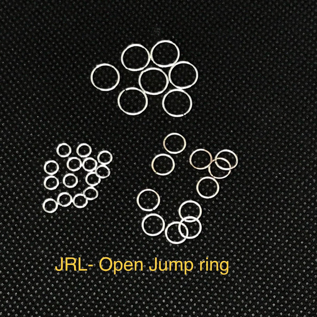 925 Sterling Silver open Jumps Rings, 4 to 8 mm, 22 Guage, connector For Jewelry Making, # JRL
