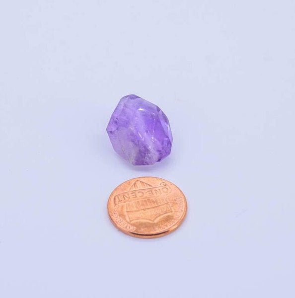 Natural Amethyst Rough, 15x19mm Purple Amethyst Gemstone Raw For Jewelry Making, Amethyst rough prefect For Faceting