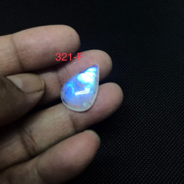Rainbow Moonstone Cabochon AAA quality , Best seen or rainbow CB #321-E-F-G-H