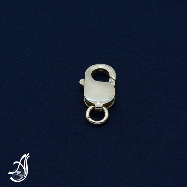 Silver Lobster Clasp, 925 Sterling Silver Finding Jewelry, Clasp For Keychain, Gift For Father  (Package of 1 pc )