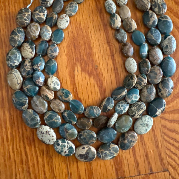 Natural Jasper Bead, 10x14mm, 12x16mm & 13x18mm Oval Jasper Cabochon Bead Necklace For Women, Best Metaphysic Properties Bead Jewelry #373