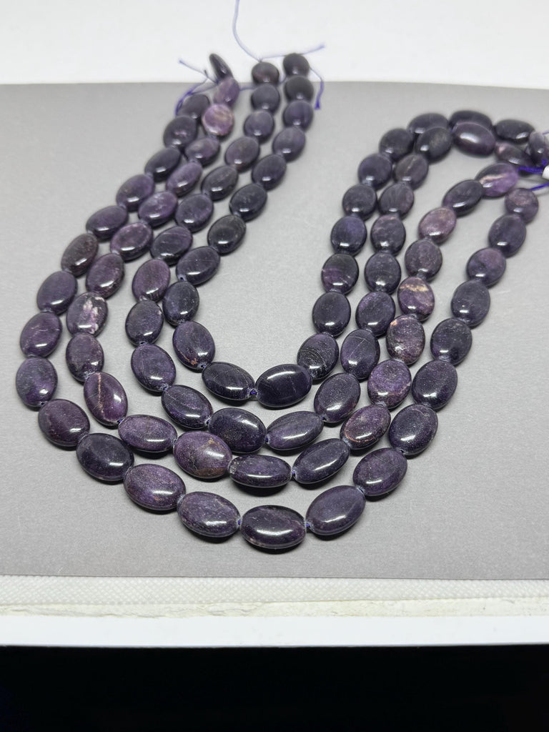 100%Natural Sugilite Oval 17.5x13 mm High quality Beads,necklace,healing properties,Purple,smooth beads ,Gift for herCreative (#1224-OVAL )