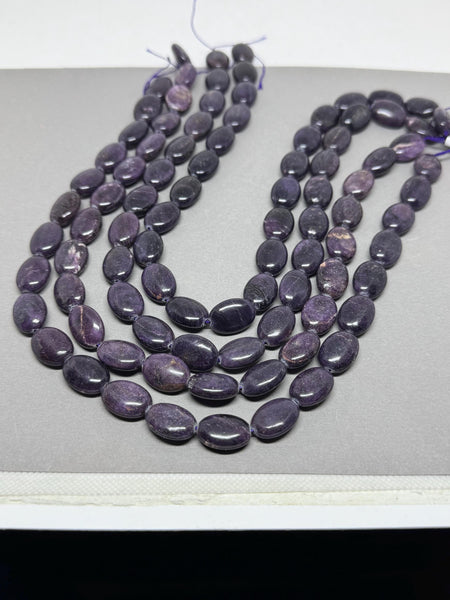 100%Natural Sugilite Oval 17.5x13 mm High quality Beads,necklace,healing properties,Purple,smooth beads ,Gift for herCreative (#1224-OVAL )