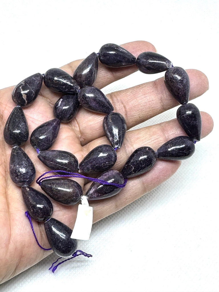 Drop shape 100% Natural Sugilite Briolet Beads,Necklace, High quality,Purple ,best Color,,healing properties,Creative Gift for her #1225-F