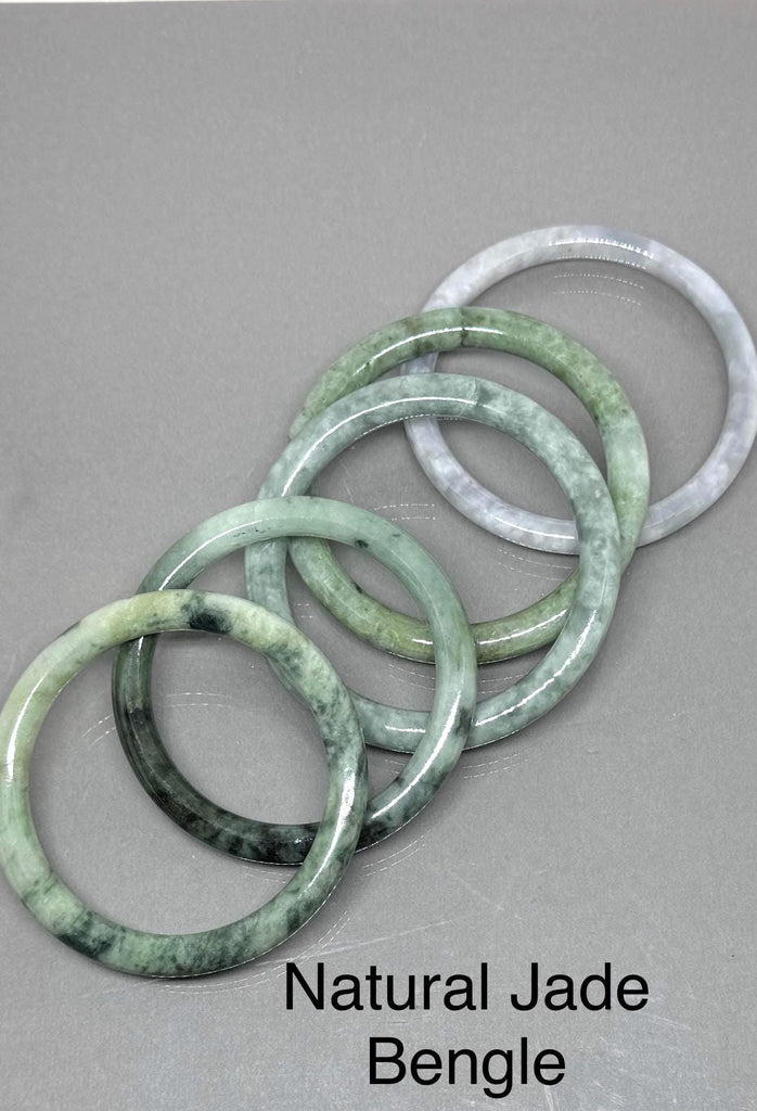 Natural White Jade Bengle, jade Gemstone, Gift For Women, Jadeite jade jewelry,Green jade Bengle ready to wear,Gemstone jade #AYS-JB-00143-Y