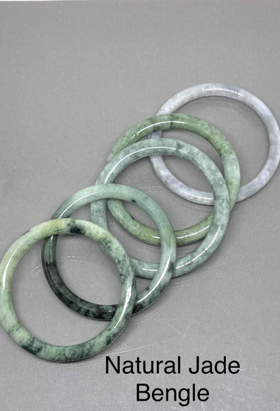 Natural White Jade Bengle, jade Gemstone, Gift For Women, Jadeite jade jewelry,Green jade Bengle ready to wear,Gemstone jade #AYS-JB-00143-Y