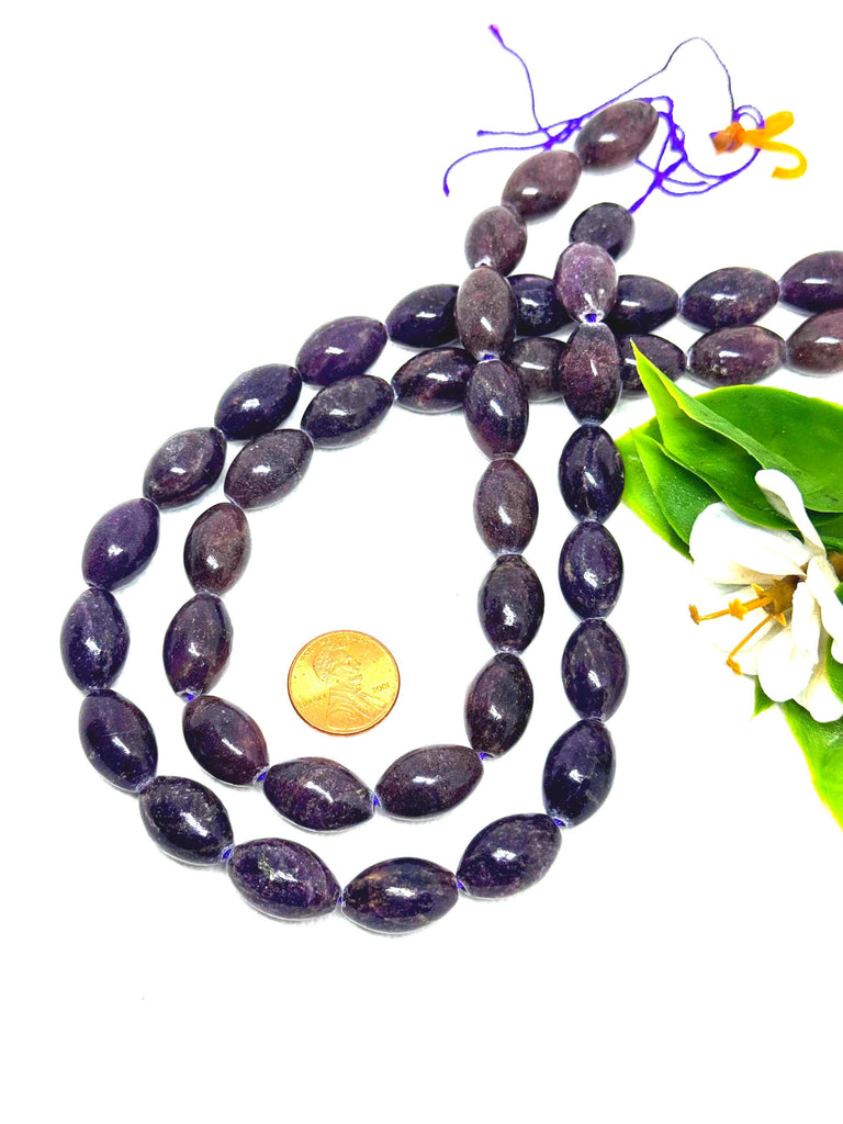 18x12 mmNatural sugilite Beads,oval sugilite Cabochon Beaded Necklace, 16 Inch Purple Gemstone Bead Strand, High Quality Bead (#916-C