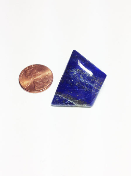 Lapis Lazuli FANCY cab.Cts 37.4, 20.8x30.8xH6mm 100% Natural,No Treatment