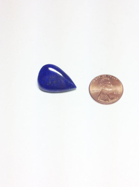 Lapis Lazuli Pear shape Cab. Cts.16 ,Size 15.3x22.6xH5.4 mm 1005 Natural,100% Natural