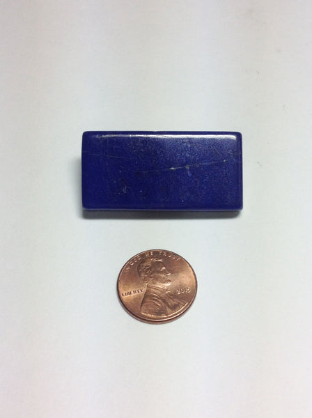 Lapis Lazuli Rectangular Cab. Cts. 67.45AAA Quality 20.3x41.15xH5.6mm 100% Natural,No Treatment