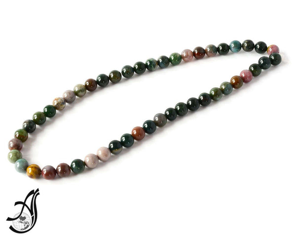 Bloodstone Round Plain 8.5 mm  100% Natural earth mined, very creative