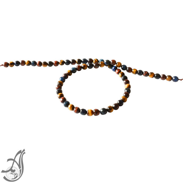 AAA Tigers Eye RoundFaceted 6mm 16inch full strand.One of a kind, very creative.Dark Black & yellow Color