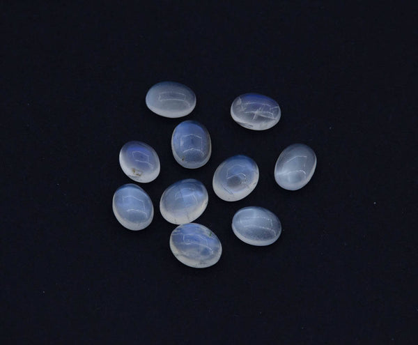 Rainbowmoonstone Oval Cabochons Package of 10 pcs, AAA  Extra ordinary quality, best Sheen or Rainblw, 6x8 8x11 9x11  appx mm